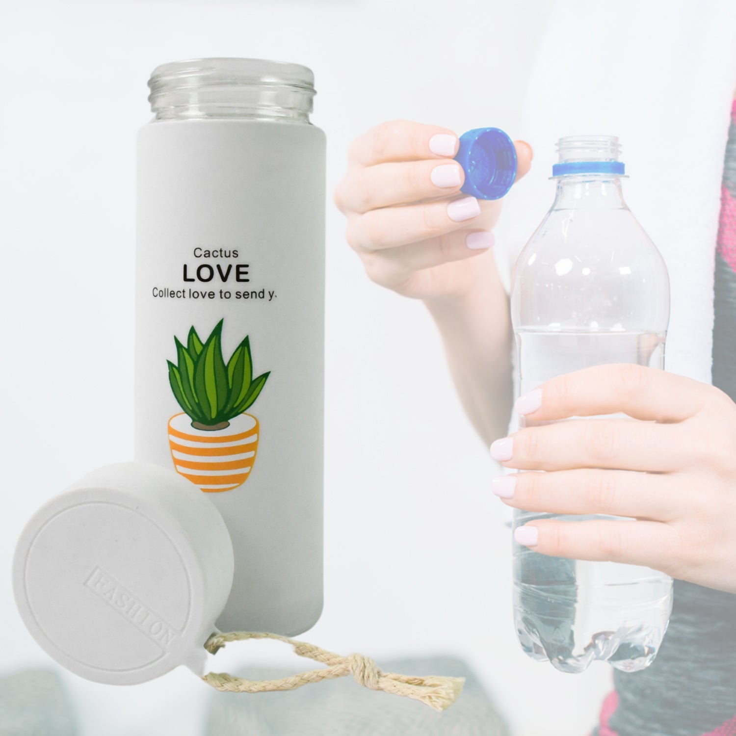 Outdoor sport Glass water bottle leakproof (450 ML) Outdoor sport Glass water bottle leakproof (450 ML)